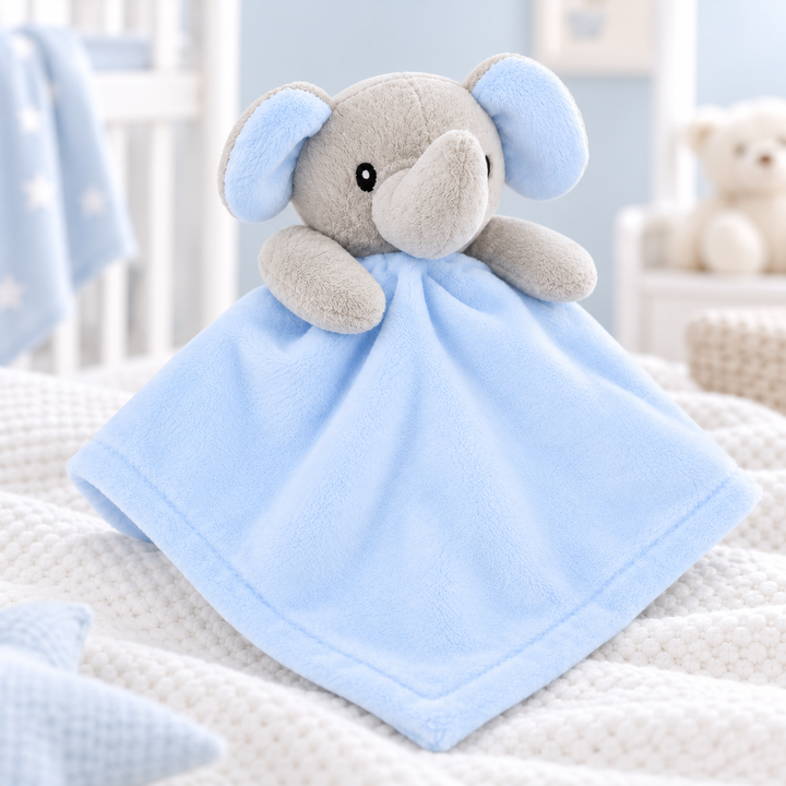 Baby Boy Milestone Gift Hamper with Elephant Comforter
