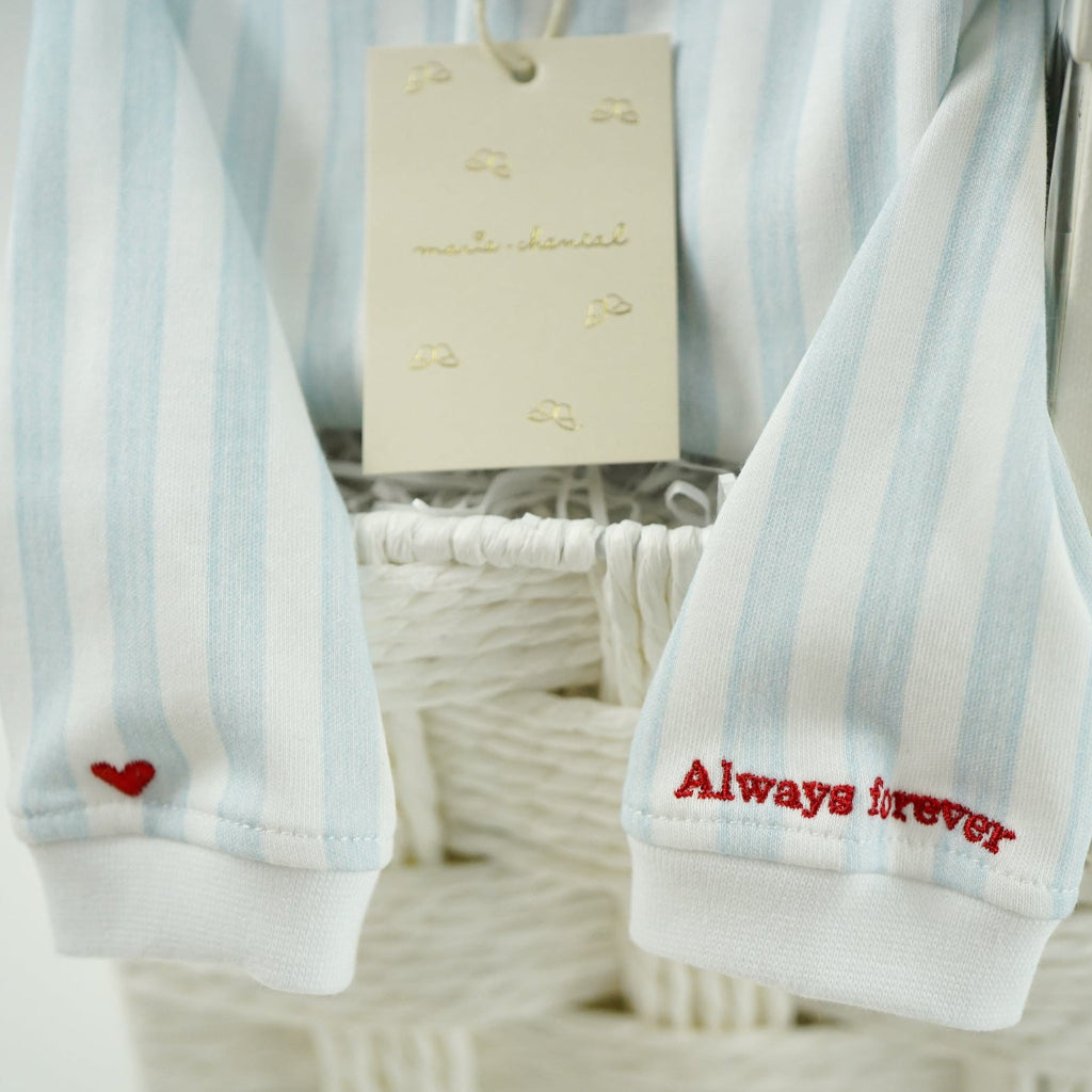 Luxury Baby Boy Hamper Basket, Cuddle + Kind Bunny, Marie-Chantal Luxury Baby Clothing