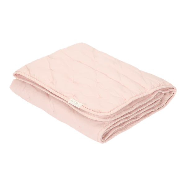 pink quilted blanket 