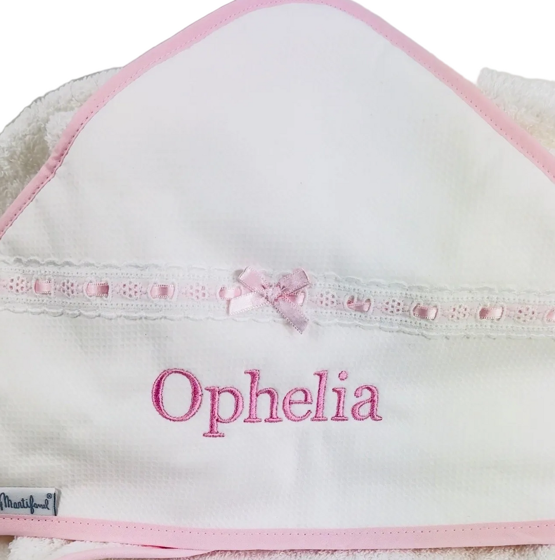 Luxury Baby Hooded Towel, Personalised Baby Gift