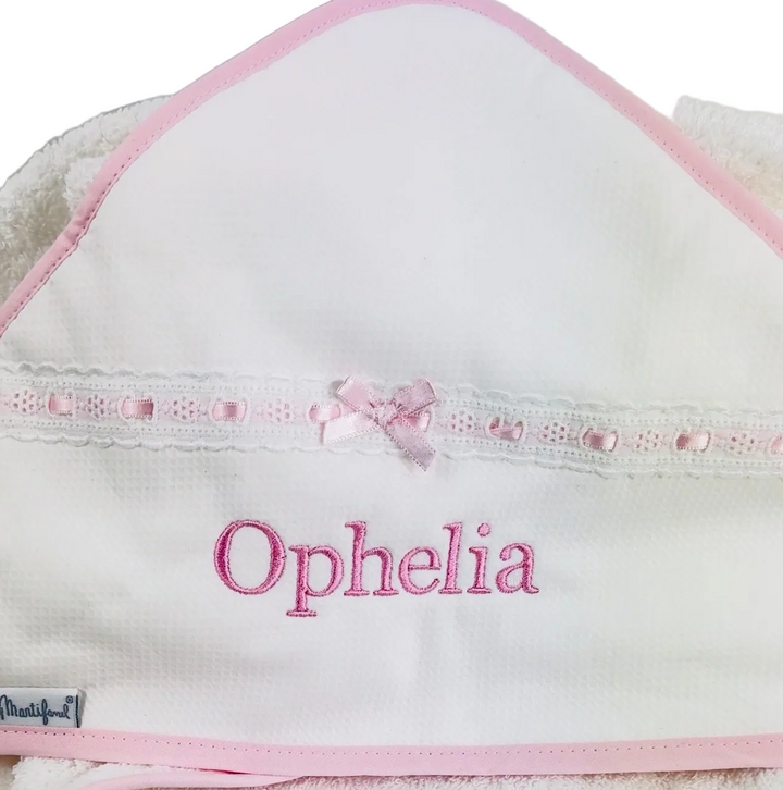 Luxury Baby Hooded Towel, Personalised Baby Gift