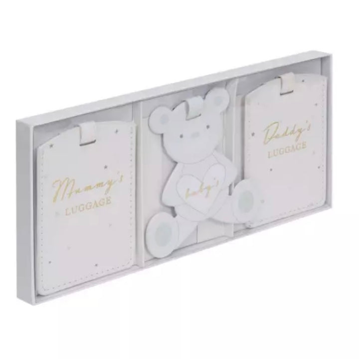 Mummy, Daddy And Baby Luggage Label Set