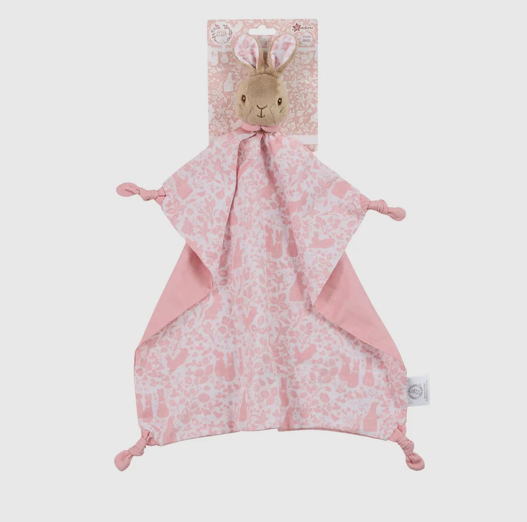 Muslin Baby Comforter Flopsy Bunny