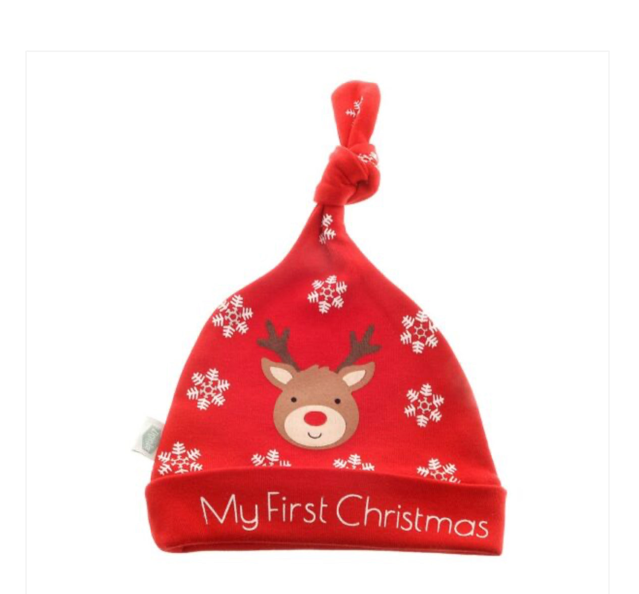 Baby’s First Christmas Knot Hat