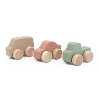 Wooden Cars Gift Boxed Set Of Three