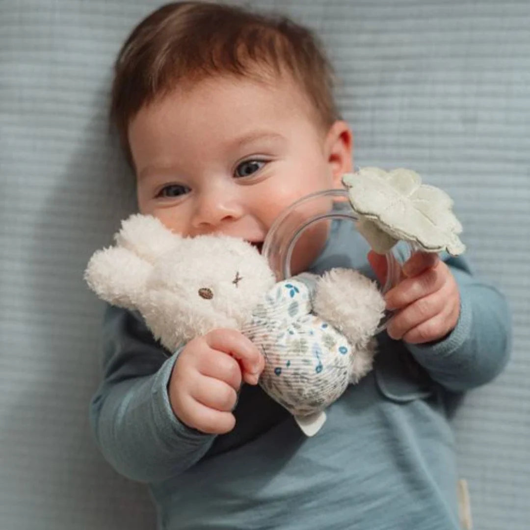 Miffy x Little Dutch Lucky Leaves Baby Rattle