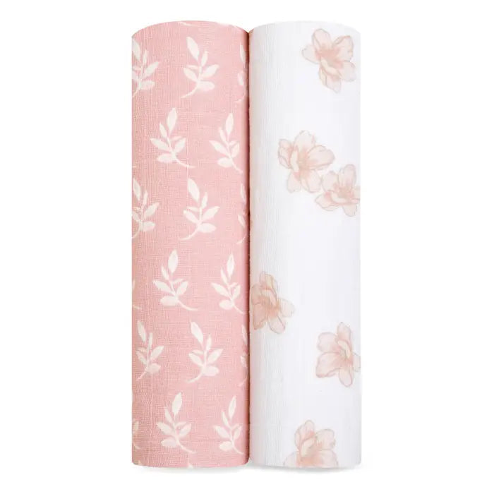 Aden & Anais Organic Cotton Swaddles 2 Pack, Earthly