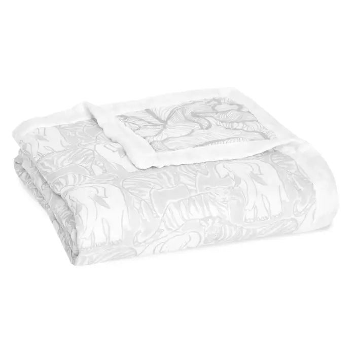 Aden & Anais Boutique Silky Soft Dream Blanket, Culture Club Animal Kingdom