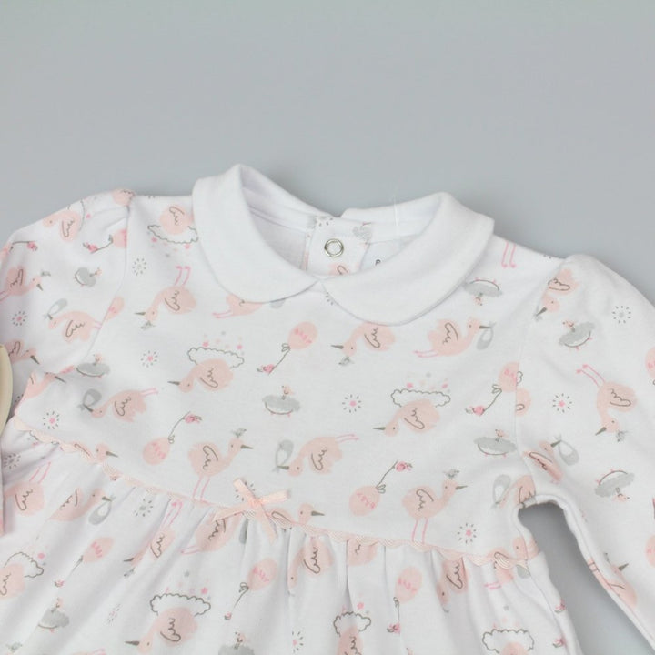 Baby Girl Dress, Headband & Matching Bootees 0-3 months