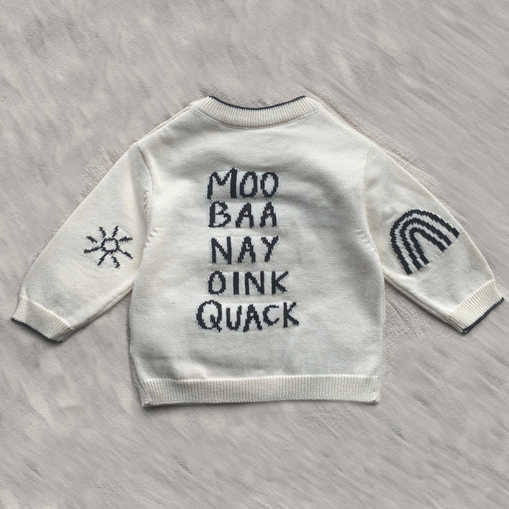 Luxury Farmyard Baby Hamper, Organic Cotton Clothing & Personalised Cow Comforter Set