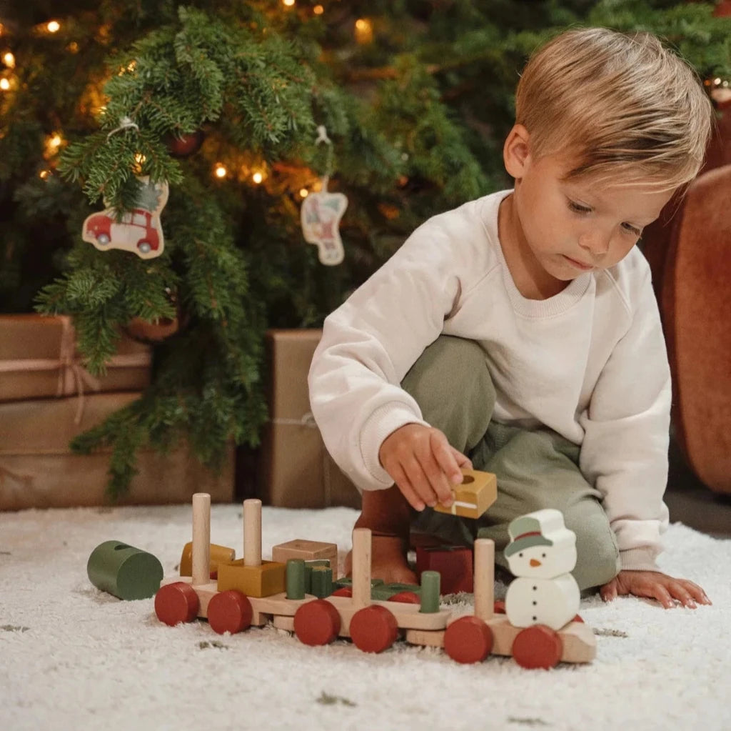 Little Dutch Christmas Blocks Train