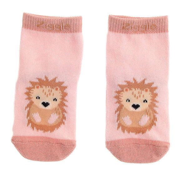 pink hedgehog socks 