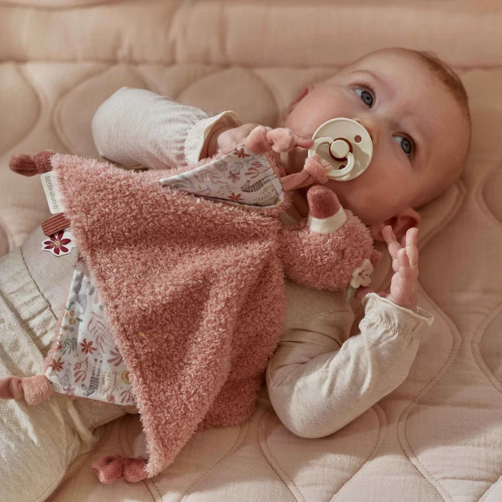 pink flamingo baby comforter 