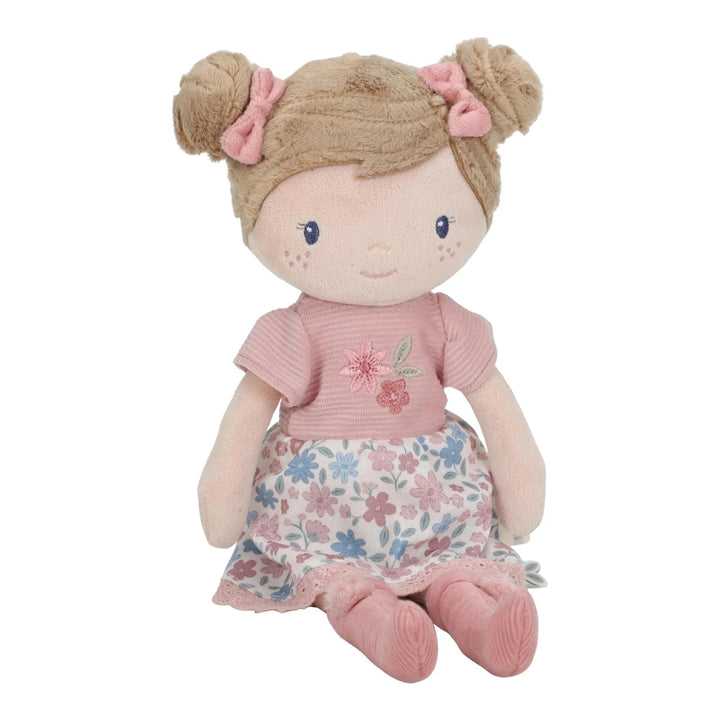 soft doll with blond hair