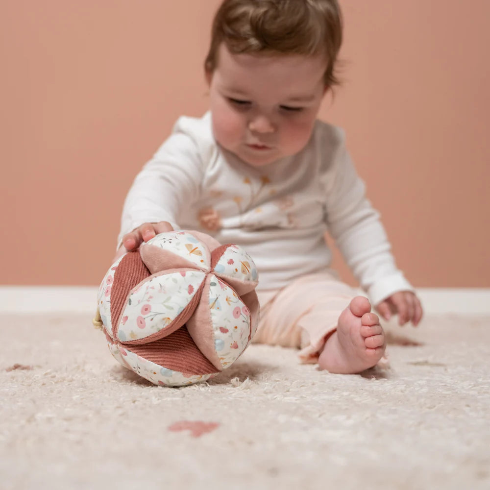 Little Dutch Sensory Ball - Flowers & Butterflies, Baby Sensory Ball