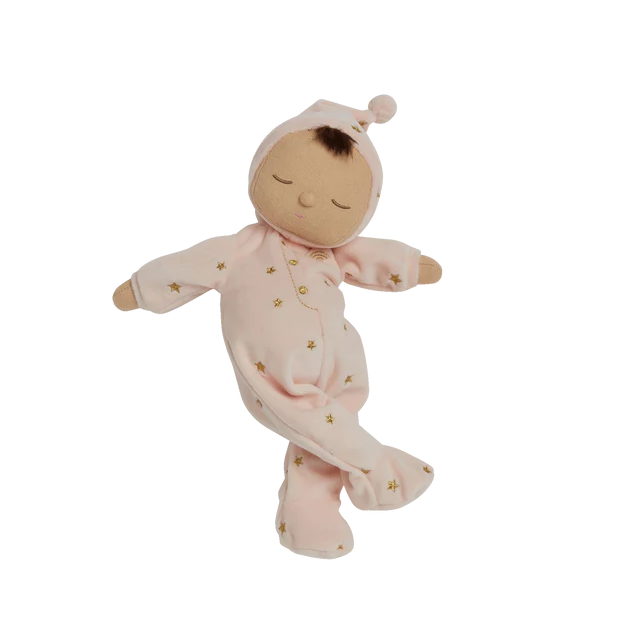 Baby Girl Gift Hamper, Olli Ella Lullaby Dozy Dinkum First Doll, Luxury Baby Outfit