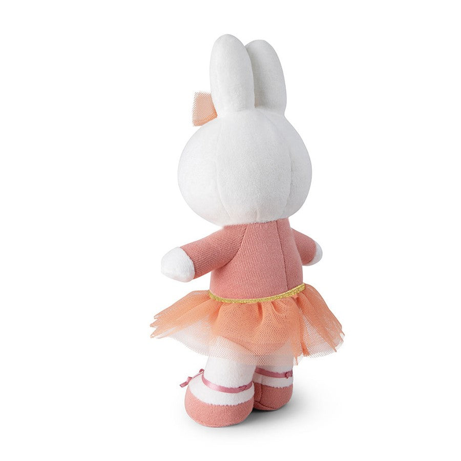 white miffy soft toy in a pink ballerina outfit