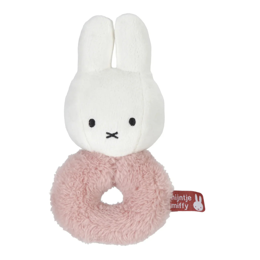 Little Dutch x Miffy Rattle Fluffy Pink