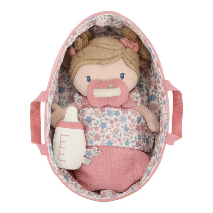 Little Dutch Rosa Baby Doll In Basket