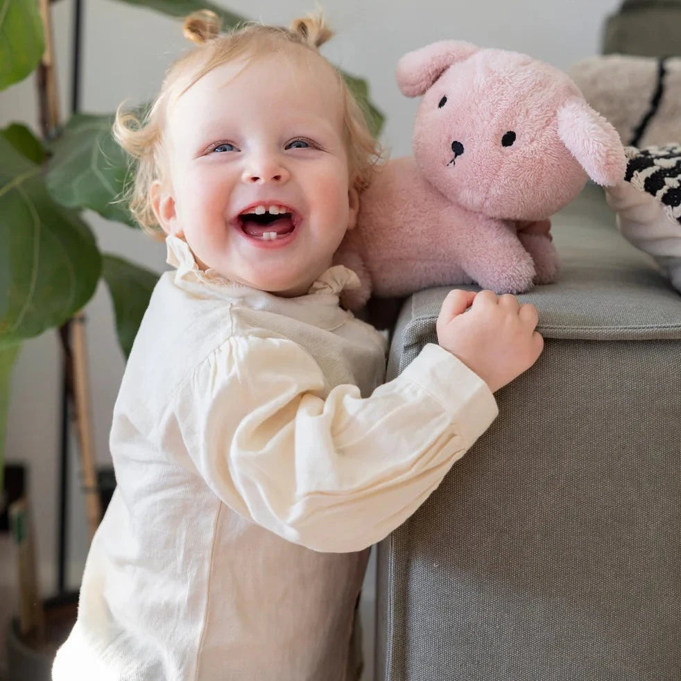 Cute plush pink dog friend of Miffy