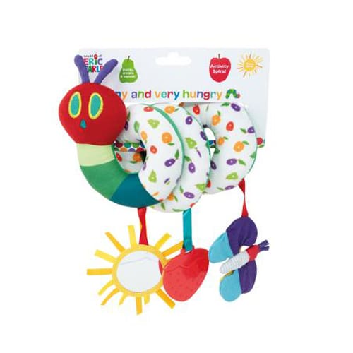 the very hungry caterpillar colourful baby sensory spiral toy 