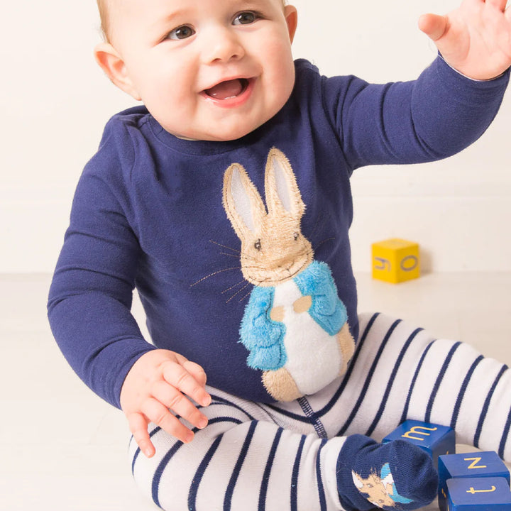 navy peter rabbit clothing set 