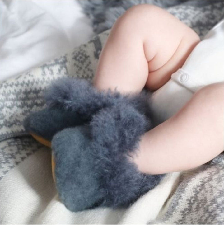baby alpaca slippers