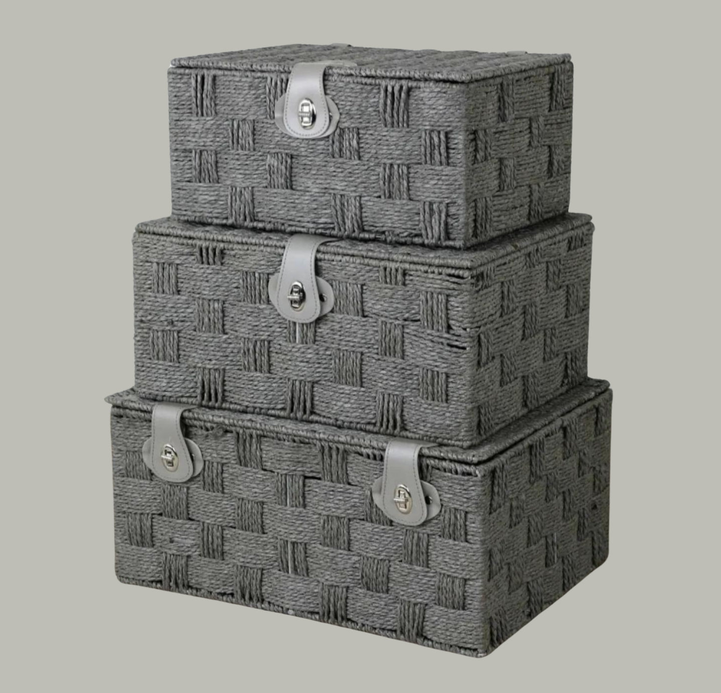 Grey Paper Rope Grey Paper Rope Hamper Basket – Roo And Little Boo