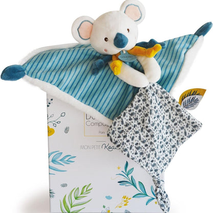Baby Gift, Doudou et Compagnie Koala Flat Comforter In Blue