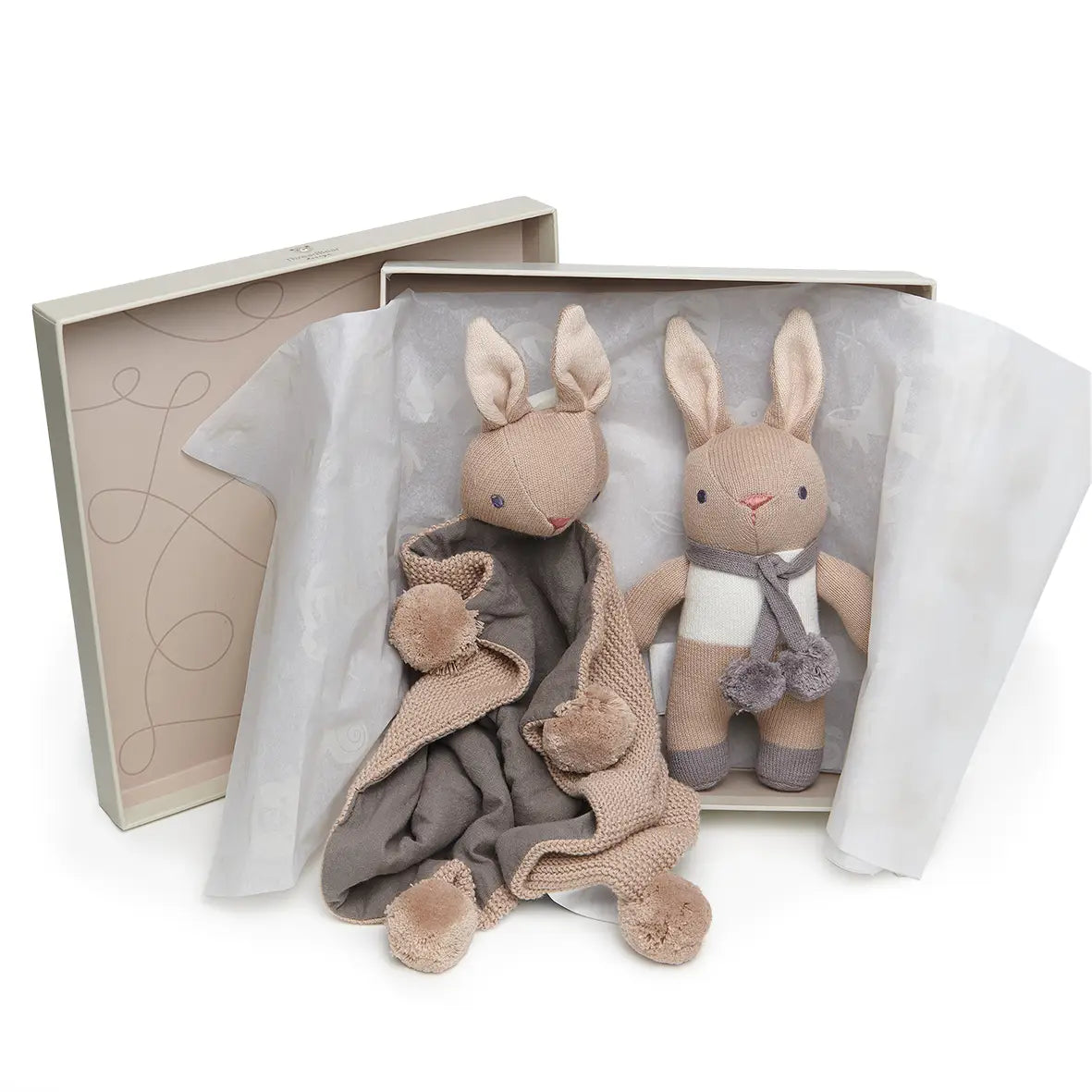 Baby Gift, Soft Bunny Toy And Comforter Boxed