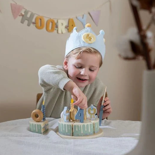 Blue Birthday Crown, Little Dutch Dressing Up Crown