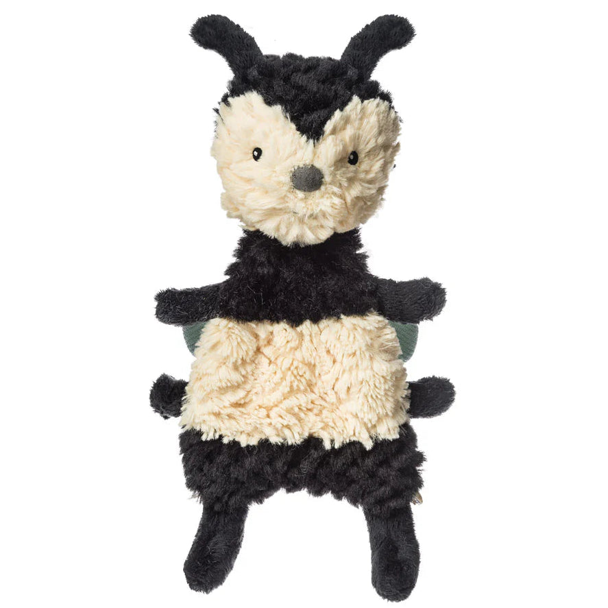 soft bumble bee black and yellow baby lovey comforter