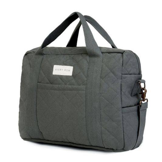 Avery Row Organic Baby Changing Bag, Luxury Quilted Hospital Bag