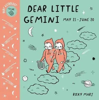 Dear little gemini hard back astrology book for baby