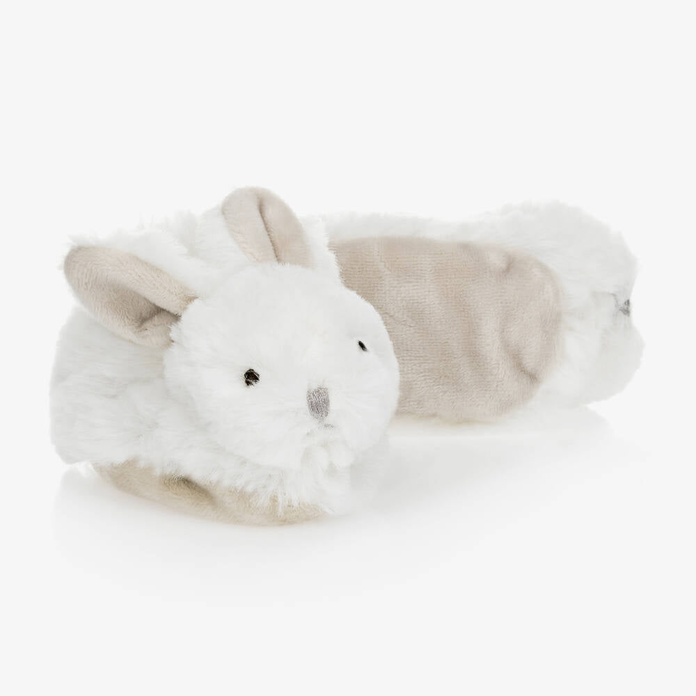 Baby Lapin Slippers By Doudou Et Compagnie With Rattle