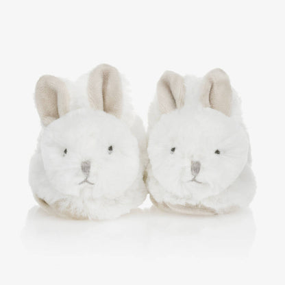 Baby Lapin Slippers By Doudou Et Compagnie With Rattle