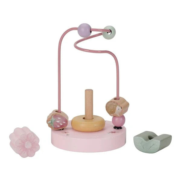 spital and stacking puzzle in pink 