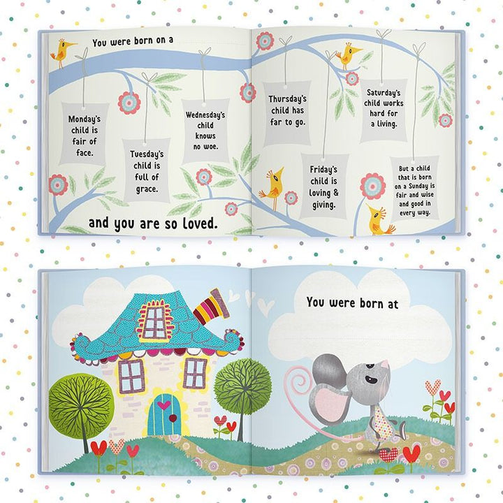 January born baby gift book