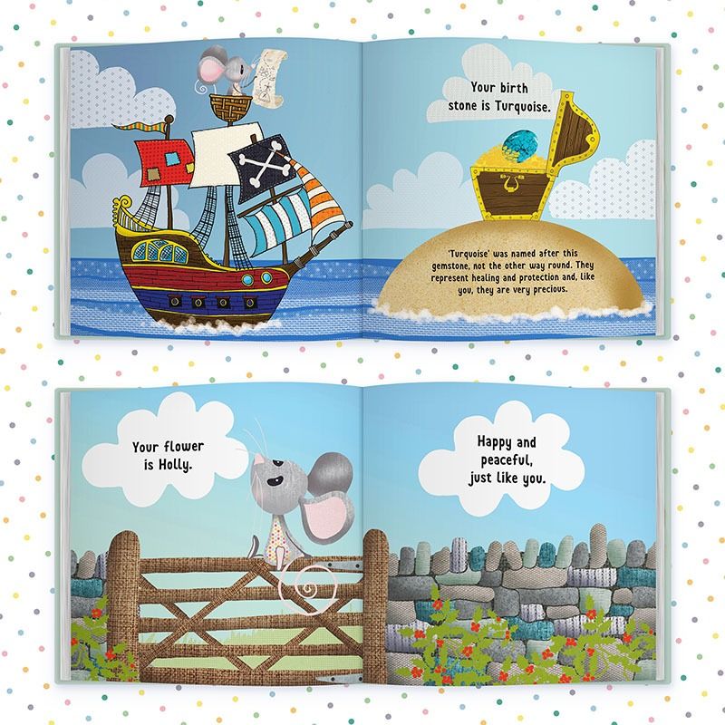 The Day You Were Born In December, Baby Gift Book, Christening Gift