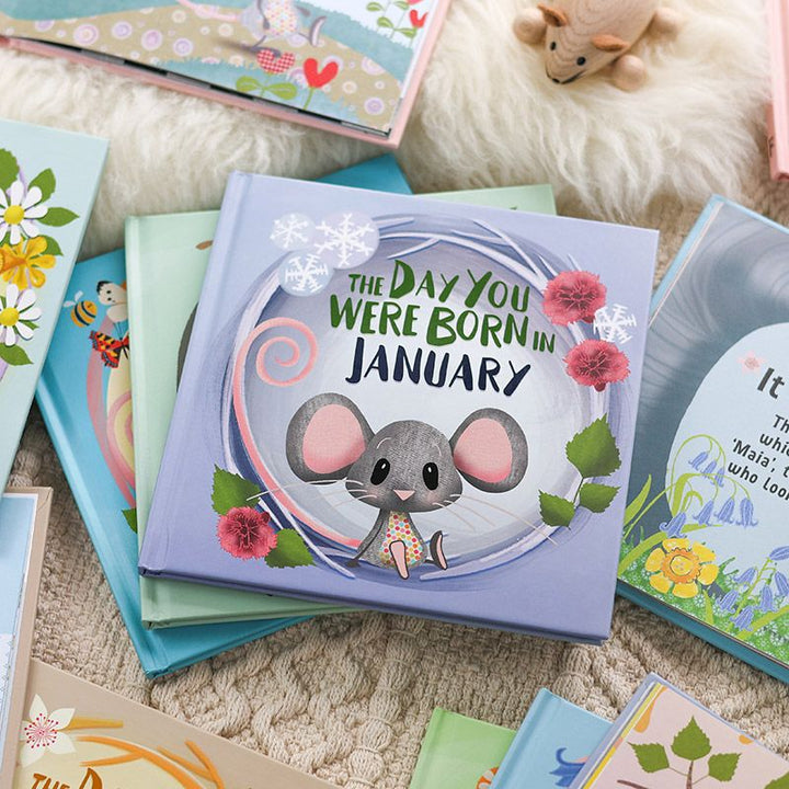 January born baby gift book 