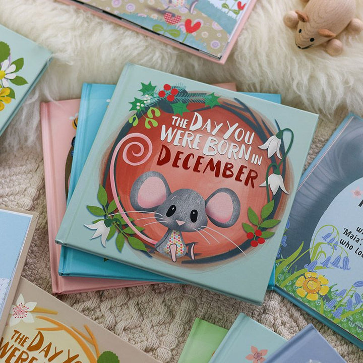 The Day You Were Born In December, Baby Gift Book, Christening Gift