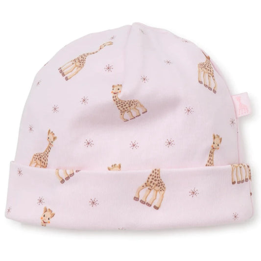 Kissy Kissy Sophie La Girafe Pink Baby Hat