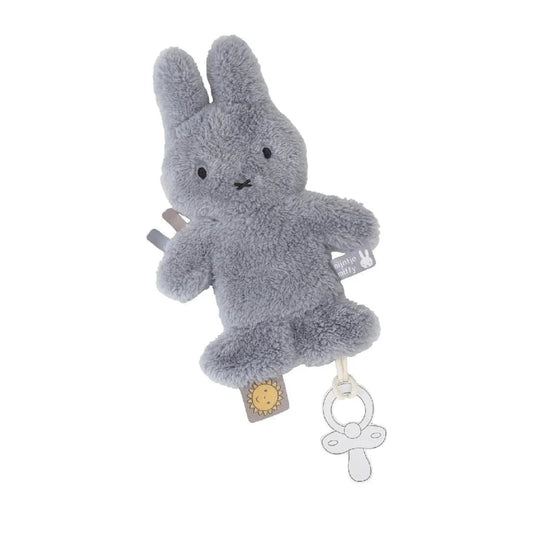 Blue Miffy by Little Dutch fluiffy comforter with dummy attachment 