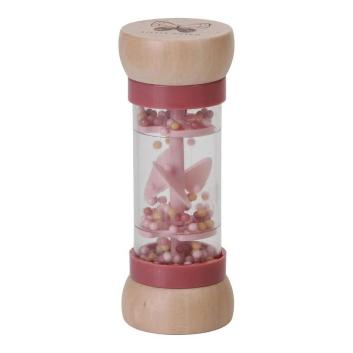 pink baby rain rattle