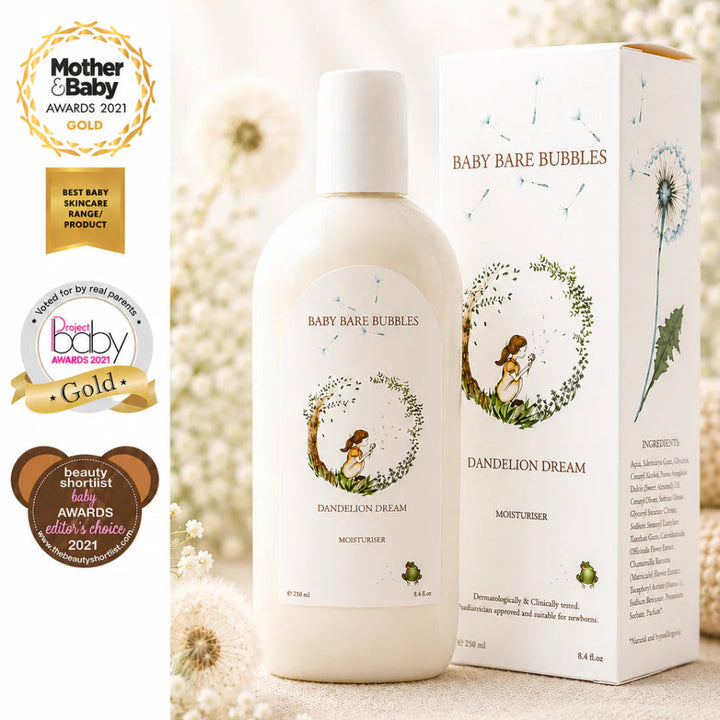Luxury Baby Moisturiser, Baby Bare Bubbles