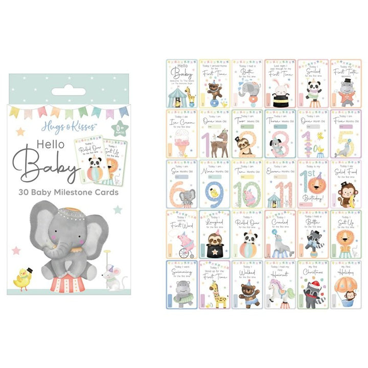 Luxury Neutral Baby Gift Box with Personalised Elephant Dressing Gown &amp; Comforter