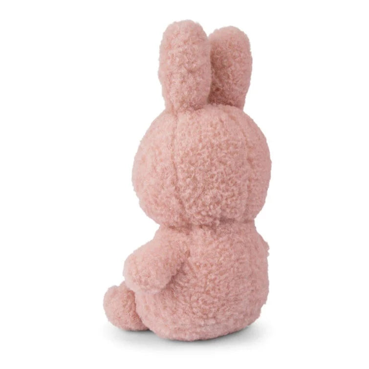 Pink miffy soft rabbit toy made from 100% recycled materials