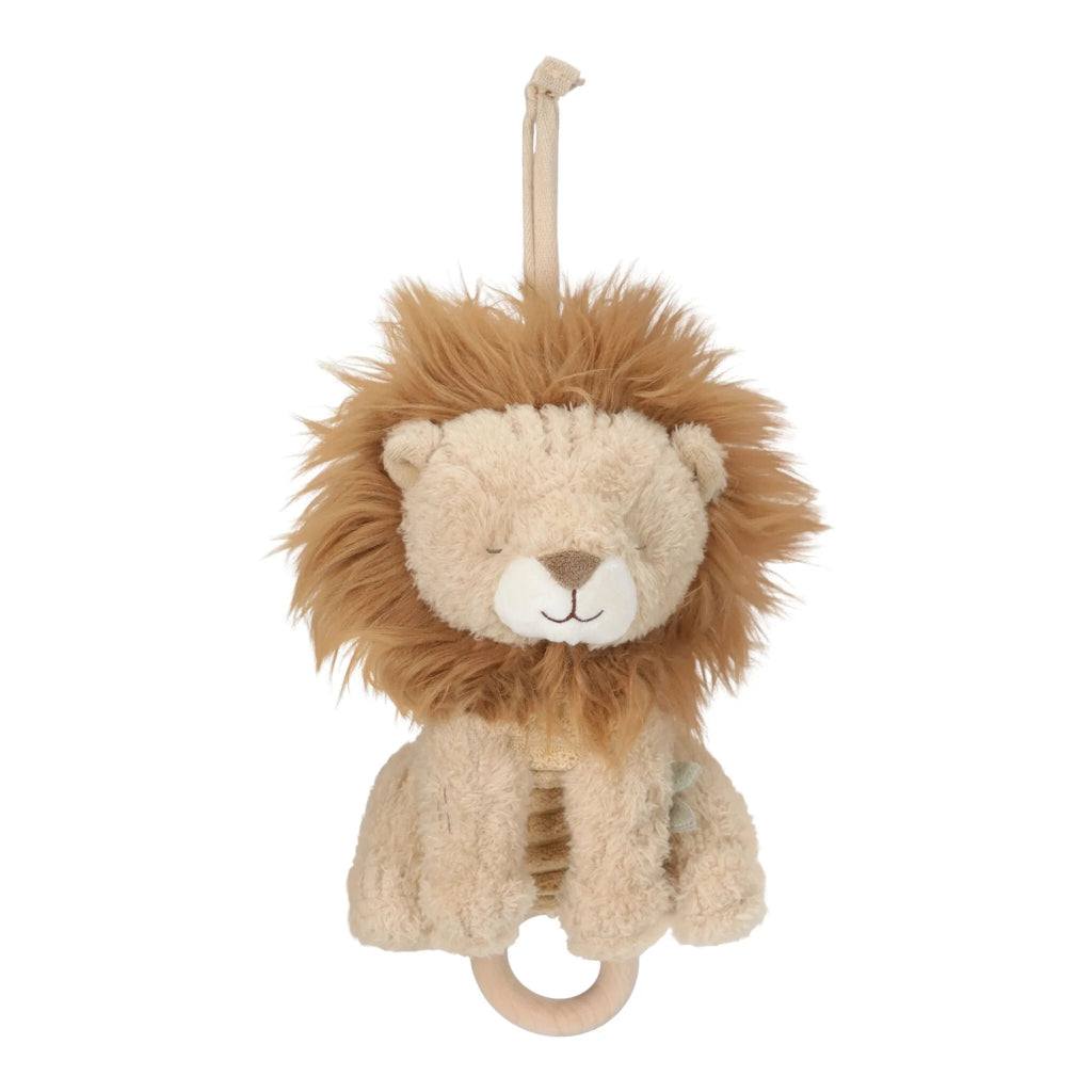 plush lion musical handing toy
