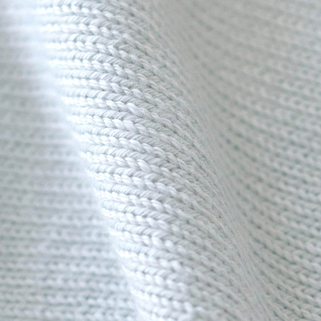 Cuddle + Kind Lovey Collection, Blue Bunny Organic Cotton Hand Knit Comforter