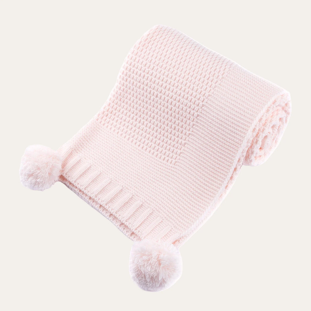 Baby Girl Bunny Hamper And Personalised Baby Blanket Gift